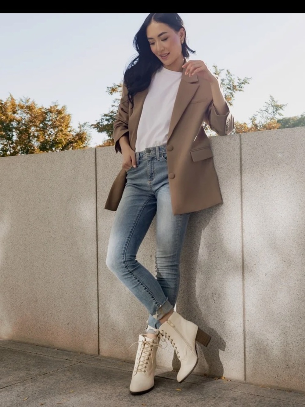 Journee Baylor Chunky Stacked Heel Bootie